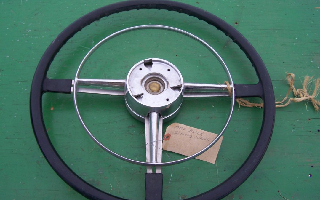 1953 Buick Steering Wheel w/ Horn Ring